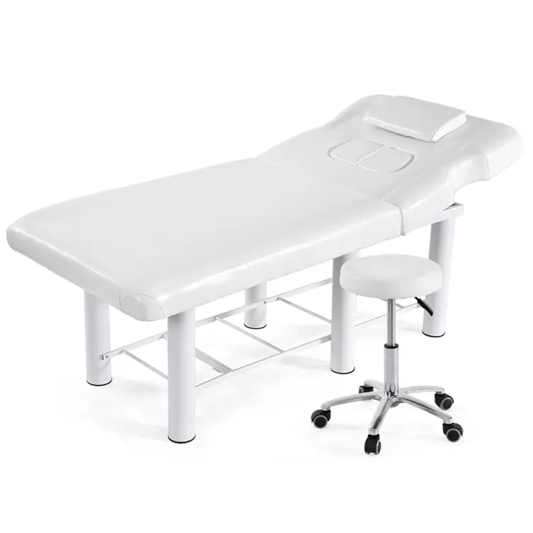 고품질 직업적인 아름다움 의자를 가진 화장용 침대 전기 안마 테이블은 수동으로 백레스트를 조정합니다
