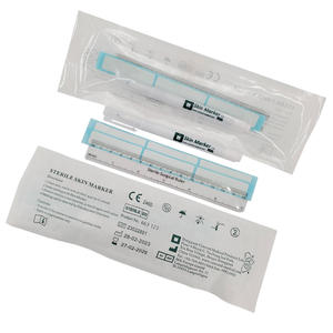 Stylo étanche à pointe chirurgicale Marqueur sûr pour la peau à usage médical avec règle de mesure - Product Image 3