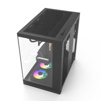 Sistem Pendingin Air PC Gaming JNP Factory, Cooler Mid Tower, Power Supply ATX OEM, Casing Komputer Desktop untuk PC