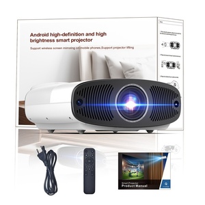 Projecteur de cinéma domestique Google TV 1080P HD <span class=keywords><strong>Q7</strong></span> ultra avec écran LCD de 5 pouces, Android 9, lampe LED 1300 lumens - Product Image 6