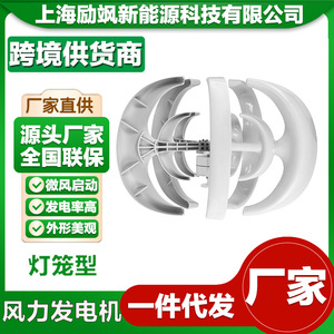 Aerogenerador de Eje Vertical Shanghai Lisa New Energy de 100W 12V 24V con 5 Aspas para Proyectos de Monitoreo de Alumbrado Público - Product Image 5