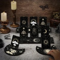Support de cartes de tarot en bois personnalisé OWNSWING, base lune, présentoir pour fournitures d'autel de sorcellerie, fabrication directe OEM/ODM