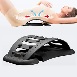 Alta Qualidade Lower Back Dor Cintura Massagem Lombar Suporte Postura Produto Corrector Back Stretcher