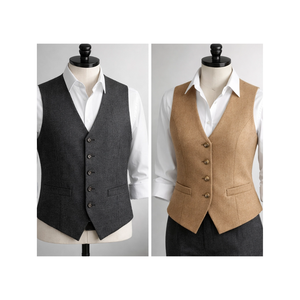Service OEM ODM – Gilet en Laine Formel Steve James pour Hommes et Femmes – Vêtement d'extérieur Décontracté Chic – Respirant, Séchage Rapide, Anti-Plis – Collection Automne - Product Image 1
