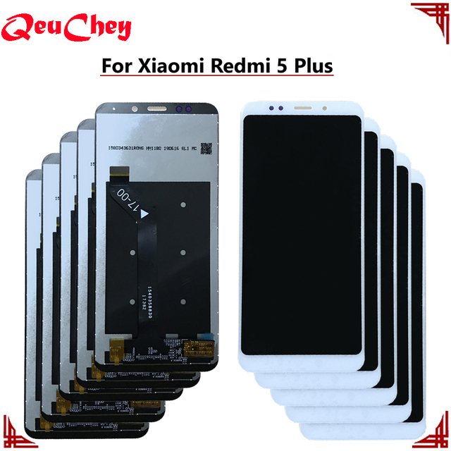 Wholesale for Xiaomi Redmi 5 Plus LCD Display Monitor MEG7, MEI7 Touch Screen Digitizer Assembly No / With Frame