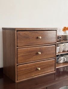 Scatola portaoggetti vintage in legno massello con cassetti multipli - Design con scomparti per ufficio e casa, per riporre gioielli e cancelleria - Product Image 5