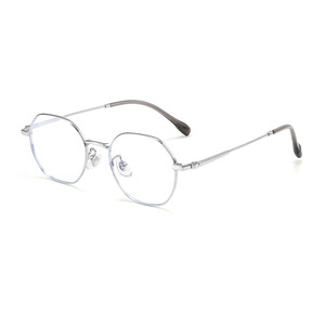 Danyang – lunettes rondes ultralégères en titane pur pour femmes, pour petits visages, monture complète, lentille en plastique légère, 20110 - Product Image 1