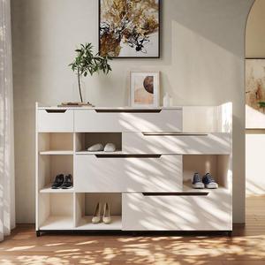 Mobile scarpiera moderna di nuovo stile in MDF sottile <span class=keywords><strong>per</strong></span> corridoio/ingresso con contenitore ribaltabile, <span class=keywords><strong>per</strong></span> interni, all'ingrosso - Product Image 5
