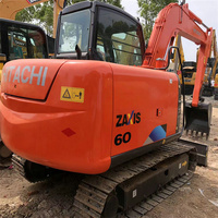 Mini-excavatrice Diying Hitachi ZX60, excavatrice Hitachi d'occasion ZX55 ZX70, excavatrice d'occasion pour la construction