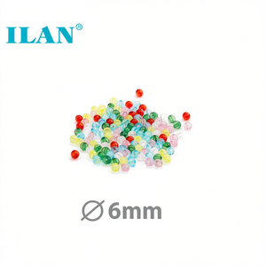 Perline Ilan Abalorios 6mm Multicolore 15g per Creazione di Gioielli - Product Image 2