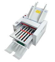 Plieuse automatique compacte pour papier A3 BLN-82, plieuse haute vitesse 80 m/min pour brochure, dépliant, manuel d'instructions