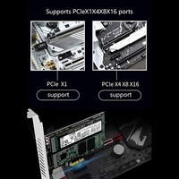 Tarjeta Adaptadora de Expansión Dual M.2 NGFF SSD, Chipset PCIe RAID JMB582, Matriz de Discos Dual