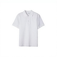 Polo de Algodón Personalizado para Hombre Studio Limited, Manga Corta, Patrón de Letras Bordadas en la Parte Delantera, Corte Regular Informal