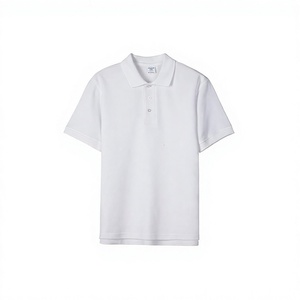 Polo de Algodón Personalizado para Hombre Studio Limited, Manga Corta, Patrón de Letras Bordadas en la Parte Delantera, Corte Regular Informal - Product Image 4