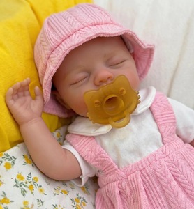 Mini poupée bébé en silicone de 30 cm, corps entier, jouets en silicone solide, poupées bébé en silicone souple 100% silicone, poupées reborn pour filles - Product Image 4