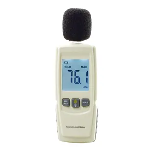 GM1352 디지털 사운드 레벨 미터 소음 테스터 사운드 감지기 Decible 모니터 30-130dB 오디오 측정 악기 알람