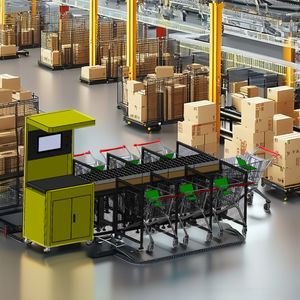 Pakket Sorteren Dws Systeem Machine Barcode Scanner Weegschaal Met Wielomleidingssorter - Product Image 6