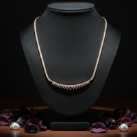 Collier Pendentif Mode Scintillant pour Femme, Bijou Anti-Décoloration avec Zircon Blanc et Serrations, Idéal pour Célébrations