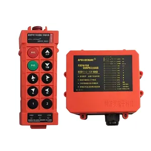 Taiwan APOLLOCRANE F21-E2 Wireless Industrial Remote Control With 8 Button For Cranes Truck Winch Drilling Rig