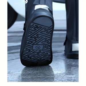 Bottes <span class=keywords><strong>de</strong></span> Pluie Réfléchissantes et Antidérapantes pour <span class=keywords><strong>Moto</strong></span>, Accessoires <span class=keywords><strong>de</strong></span> Protection Réutilisables - Product Image 5