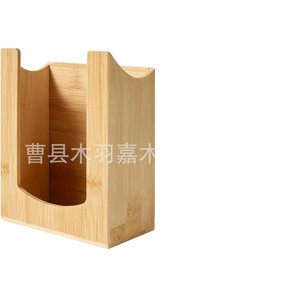 Caja de pañuelos de madera para baño, dispensador de toallitas húmedas montado en la pared, soporte de almacenamiento para uso doméstico - Product Image 4