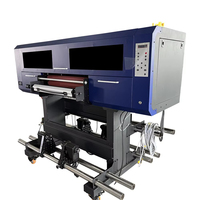 Têtes d'impression CMJN WV3 Machine d'impression à un passage pour film PC Imprimante UV DTF à grande vitesse avec film de transfert numérique de 60cm