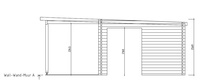 Chine fabricant simple belle cabane en rondins kits maison en rondins préfabriquée cabine en bois avec terrasse