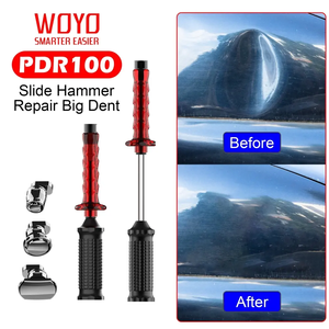 WOYO PDR100 Kit de Reparo de Amassados para Carro/Automotivo com Martelo Deslizante Puxador de Amassados e Abas de Cola a Frio Ferramentas de Reparo de Amassados Sem Pintura - Product Image 3