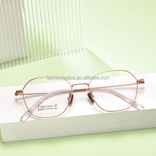 Titanium Frame Glasses Anti-Blue Light Full Rim Round Shape Lightweight Comfortable High-End Glasses Case