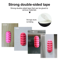 5 fentes Tidy Clips câble cordon plomb bureau organisateur USB chargeur câbles support attaches fil goutte plomb support