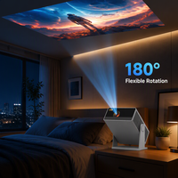 ISMARTX 20 Android 14.0 Allwinner H723 Quad Core Double WiFi 6 2 Go 16 Go Mise au point automatique Correction trapézoïdale automatique Home Cinéma 4K Projecteur Vente en gros