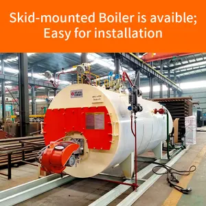 Boiler For Steam Automatic 1- 20 Ton Industrial Oil Gas Fired Steam Boiler For Textile Mill/Food/Garment Factory
