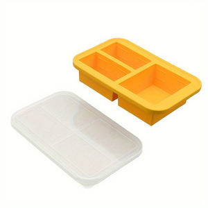 Cube de glace en silicone multifonctionnel, portable et durable, de qualité alimentaire, avec 3/4 de cavités, pour contenants de - Product Image 5
