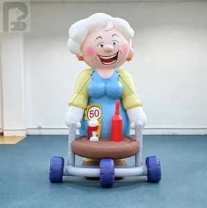 <span class=keywords><strong>Ballon</strong></span> publicitaire géant gonflable de 3 m Sarah Rollator Holland pour carnaval et célébrations publiques - Product Image 2