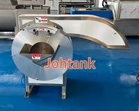 Johtank Commerciële Elektrische Groentesnijder Snijmachine Voor Cassave, Zoete Aardappel En Chips Snijmachine Motor Kern
