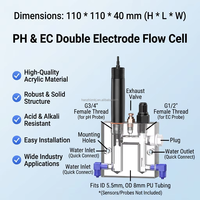 Sensor de Detección de Calidad del Agua, Versión 2026, Salida RS485, Acero Inoxidable, Equipo de Prueba de Temperatura, pH, EC, TDS y Salinidad