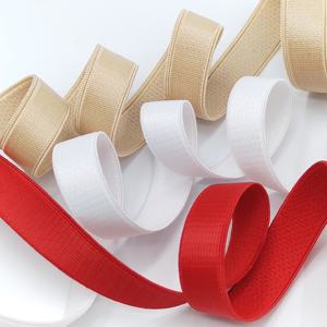 1.3CM brillant durable robe élastique ceinture haute qualité tissé sangle Stock pour maillots de bain et bandeaux Logo personnalisable - Product Image 4