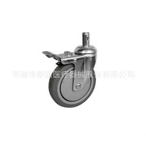 Rueda giratoria médica Xinmiao de 5 pulgadas, tipo fijo, para equipos médicos - Product Image 5