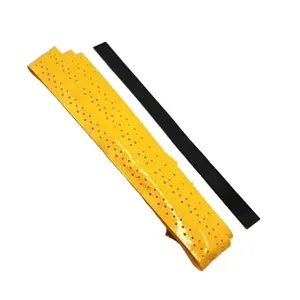 Anti Slip Perforated Super Absorbent Tennis Racket Grip Tape pu Grip Tape pro badminton overgrip with customized logo
