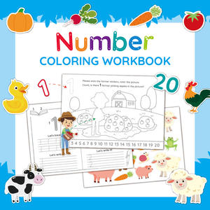 4 Packs/8 Packs Livre d'activité de <span class=keywords><strong>dessin</strong></span> à colorier personnalisé pour enfants Halloween Noël Pâques Saint-Valentin Party Arts Supplies - Product Image 3