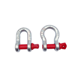 Manille à arceau robuste galvanisée sur mesure pour levage, hoisting, logistique, transport, verrouillage manuel - Product Image 1
