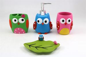 ชุดอุปกรณ์ห้องน้ำสี่ชิ้นสำหรับตกแต่งบ้าน & โรงแรมสำหรับเด็ก & เด็กทารก - Product Image 5