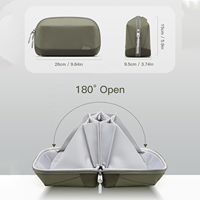 Sac de rangement personnalisé pour accessoires PC Super Strong Ouverture à 180 ° Sac de voyage de grande capacité avec plusieurs poches