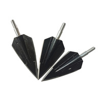 Pointes de flèches remplaçables en acier inoxydable de 160 grains pour arbalète et arc composé de chasse