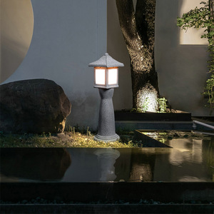Lawn <b>Lights</b> Solar <b>Led</b> Outdoor Garden Pathway Lighting Water Resistant Plastic Body With <b>Light</b> <b>Sensor</b> For Patio Yard Deck - Product Image 2