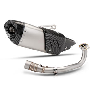 Para <span class=keywords><strong>X</strong></span> <span class=keywords><strong>MAX</strong></span> <span class=keywords><strong>300</strong></span> XMAX300 <span class=keywords><strong>2017</strong></span> - 2024 Sistema completo de tubería de enlace medio compatible con todos los silenciadores de escape de 51mm - Product Image 1