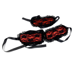 Professionele seksspeeltjes bed-accessoire, bondage set voor koppels, volwassen flirt, handboeien, belletjes, blinddoek, kant speeltjes, kant oogmasker - Product Image 6