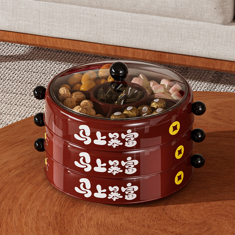 Riqueza instantánea con vino tinto (tres capas, 360° rotación)