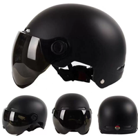 Casque de sécurité pour vélo électrique toutes saisons en ABS avec lunettes pour adulte