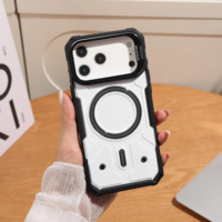 Coque de téléphone antichoc de luxe avec protection d'objectif pour iPhone 18 17 Pro Max, compatible également avec iPhone 16 15 14 13 12 11